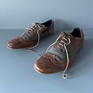 Steve Madden Wingtip Kaydon Limited Edition Leather Derby Oxford Hand Crafted 9
